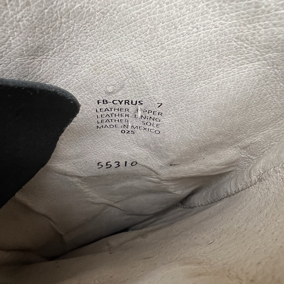 Freebird by Steven Leather Cyrus Boots Embroidered Roses Size 7 RARE - Picture 12 of 12